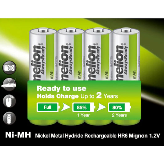 Camelion AA / AAA Battery Ni - MH Rechargeable For Player Camera Toy Remote Control Car RC Bateri Batteries