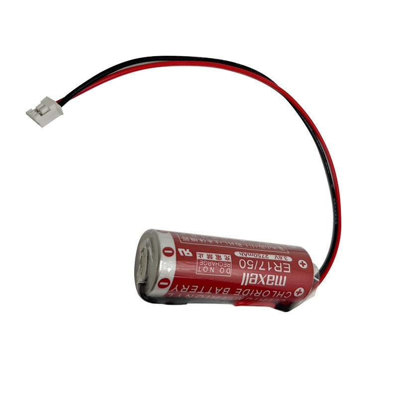 Maxell ER17/50 3.6V 2750mAh Lithium PLC Battery | ER17500 17500 Cell KAS-M53G0-10 RCX340