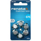 Renata Zinc Air Battery A10 / A13 / A312 / A675 / PR70 / PR48 / PR41 / PR44 305 mAh 1.45V 0% Mercury