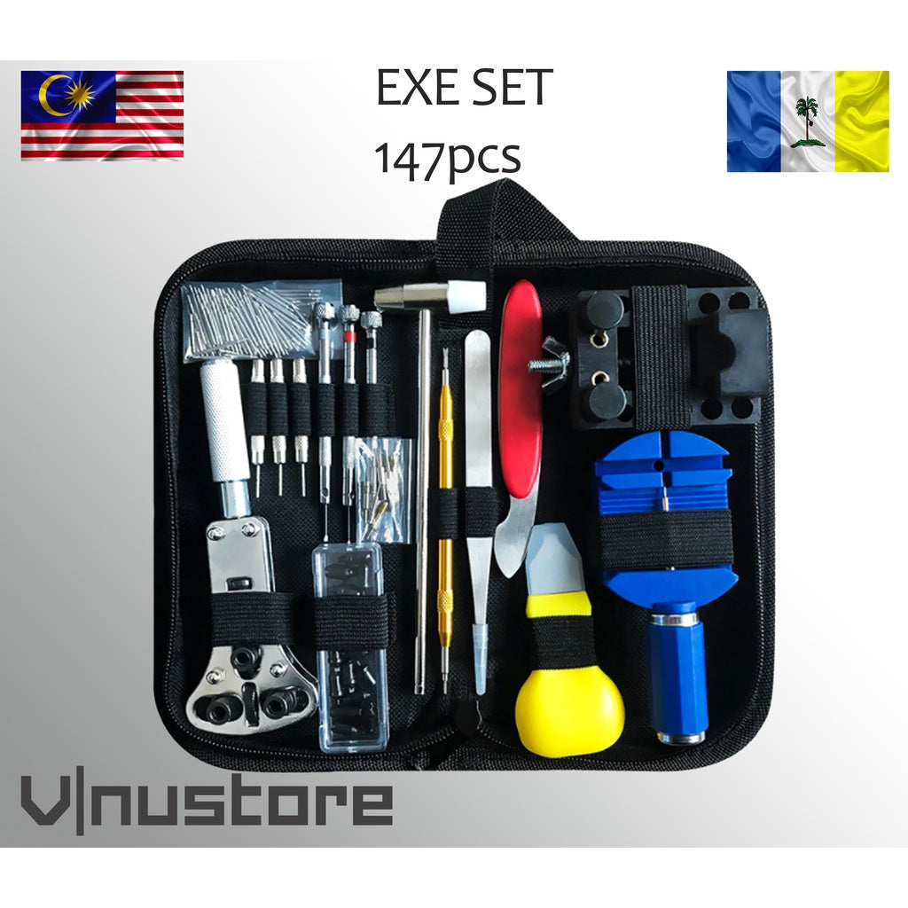 Watch Repair Kit | Watch Case Opener Spring Bar Tools | Watch Battery Replacement Tool Kit Watch Band Link Pin Tool Jam