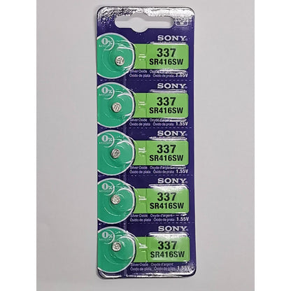 Japan SONY ori • 337 SR416SW • 364 SR621SW • 371 SR920SW • 377 SR626SW • 379 SR521SW • 399/395 SR927S/SW Watch Battery