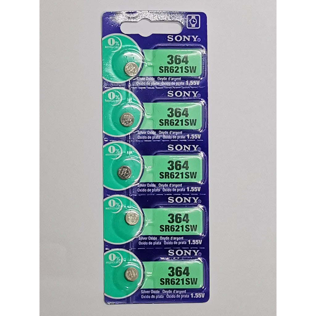 Japan SONY ori • 337 SR416SW • 364 SR621SW • 371 SR920SW • 377 SR626SW • 379 SR521SW • 399/395 SR927S/SW Watch Battery