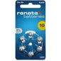 Renata Zinc Air Battery A10 / A13 / A312 / A675 / PR70 / PR48 / PR41 / PR44 305 mAh 1.45V 0% Mercury
