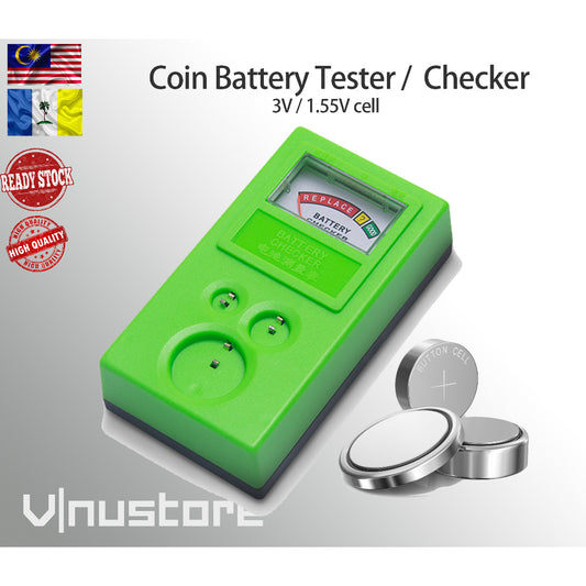 Coin Battery Tester | Checker | 3V 1.55V | Button Cell