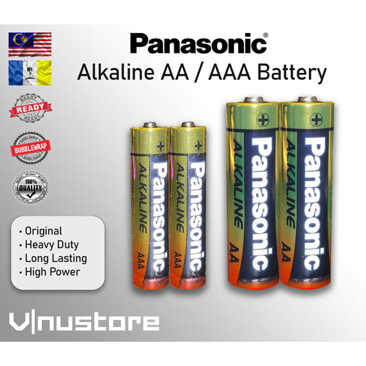 Ori Panasonic Alkaline AA / AAA Battery | Heavy Duty | LR6BCH 1.5V | LR03BCH 1.5V