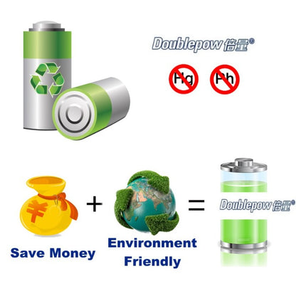 Original Doublepow Rechargeable AA Battery 3200mAh Ni-MH | FREE USB CHARGER & STORAGE BOX