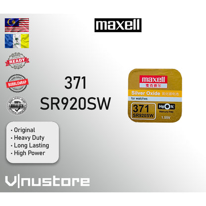 Ori • JAPAN • MAXELL Watch Battery Batteries Silver Oxide 1.55V SR44SW SR41SW SR416SW SR512SW 377 364 315 321 371 395 37