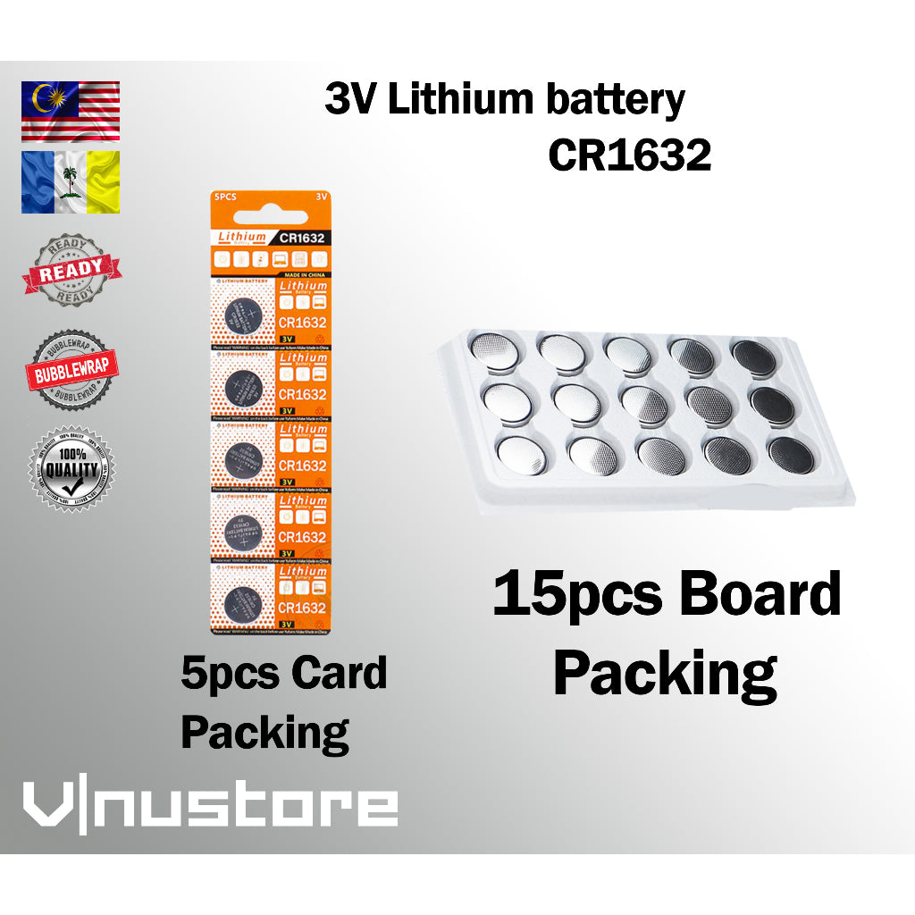 3V Lithium Battery CR2450 CR2430 CR2032 2025 2016 1632 1620 1616 1220 927 Batteries Bateri Coin Watch Remote Calculator
