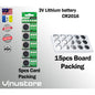 3V Lithium Battery CR2450 CR2430 CR2032 2025 2016 1632 1620 1616 1220 927 Batteries Bateri Coin Watch Remote Calculator