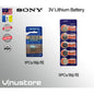 SONY 3V Lithium Coin Battery CR1220/CR1616/CR1620/CR1632/CR2016/CR2025/CR2032/CR2430/CR2450B CMOS BATTERY / BIOS BATTERY