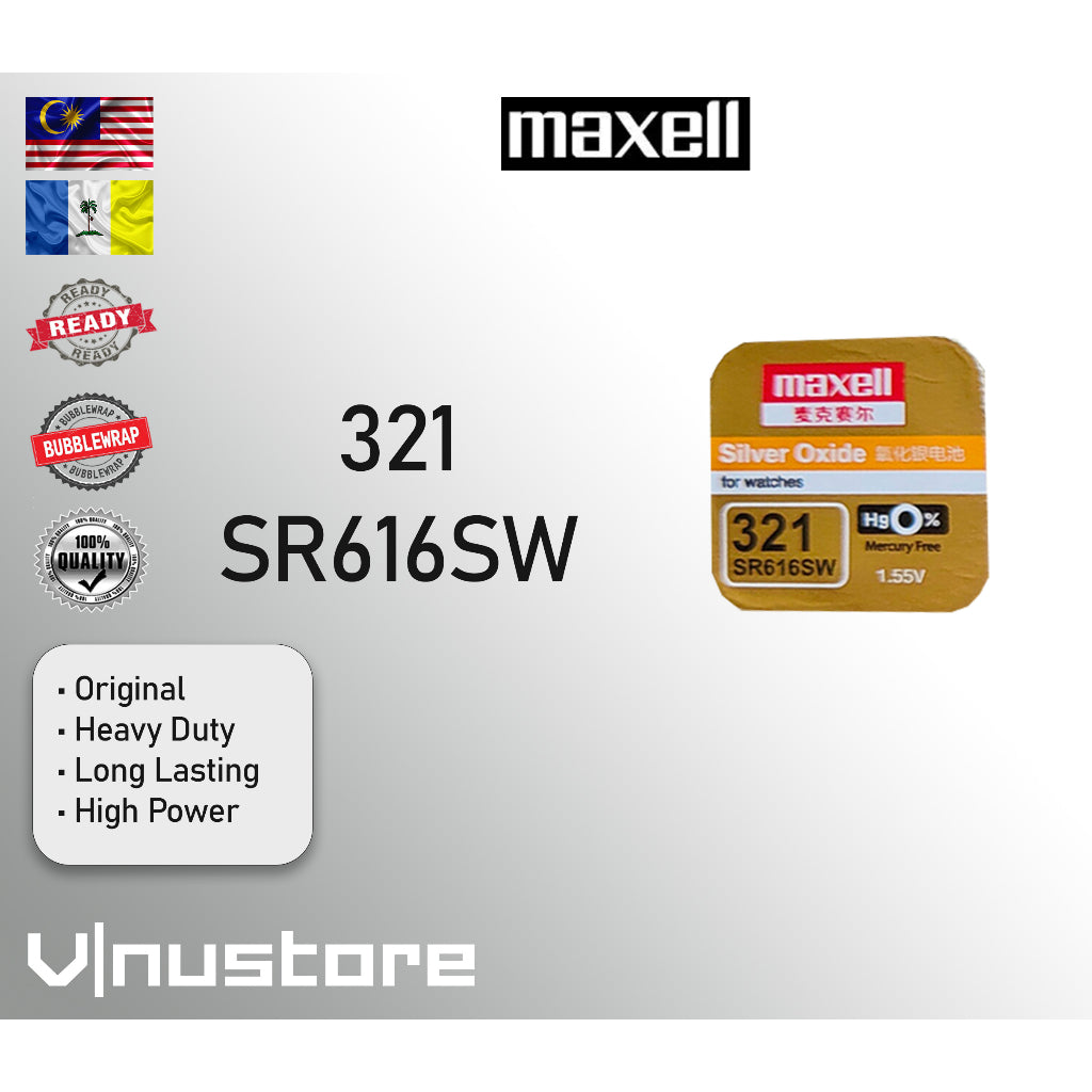 Ori • JAPAN • MAXELL Watch Battery Batteries Silver Oxide 1.55V SR44SW SR41SW SR416SW SR512SW 377 364 315 321 371 395 37