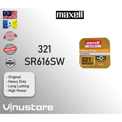 Ori • JAPAN • MAXELL Watch Battery Batteries Silver Oxide 1.55V SR44SW SR41SW SR416SW SR512SW 377 364 315 321 371 395 37