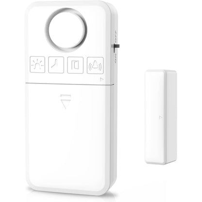 Multi Funciton Wireless Door Sensor Alarm | 4-Mode | 2 Years Battery Life | Window Alarm | Welcome DoorBell | 开门警报器
