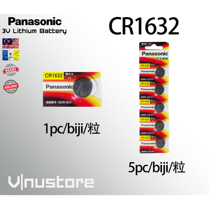 PANASONIC CR1025 CR1216 CR1220 CR1616 CR1620 CR1632 CR2016 CR2025 CR2032 CR2330 CR2430 3V Lithium Coin CMOS BIOS BATTERY