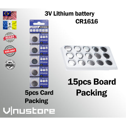 3V Lithium Battery CR2450 CR2430 CR2032 2025 2016 1632 1620 1616 1220 927 Batteries Bateri Coin Watch Remote Calculator