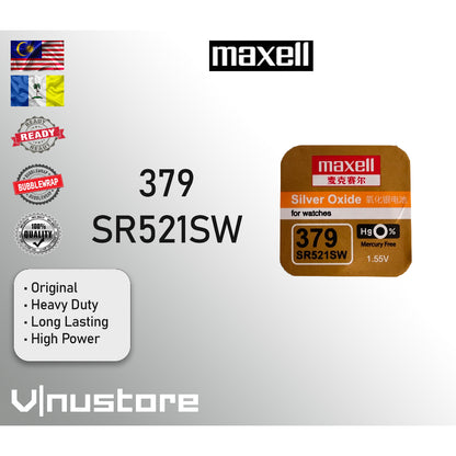 Ori • JAPAN • MAXELL Watch Battery Batteries Silver Oxide 1.55V SR44SW SR41SW SR416SW SR512SW 377 364 315 321 371 395 37