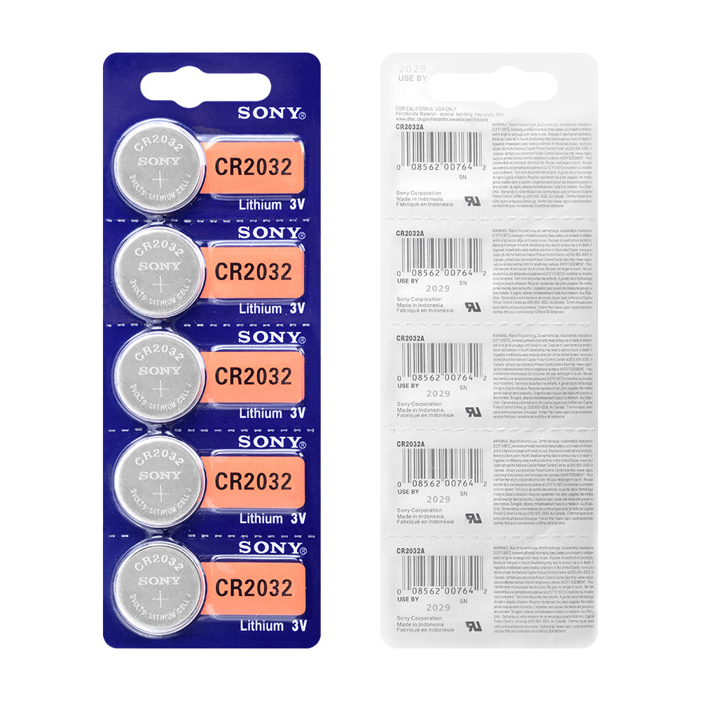 SONY 3V Lithium Coin Battery CR1220/CR1616/CR1620/CR1632/CR2016/CR2025/CR2032/CR2430/CR2450B CMOS BATTERY / BIOS BATTERY