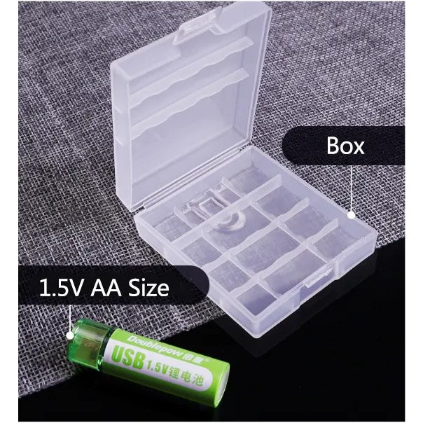 Original Doublepow USB rechargeable AA / AAA Battery | Built-in USB Port / Cable