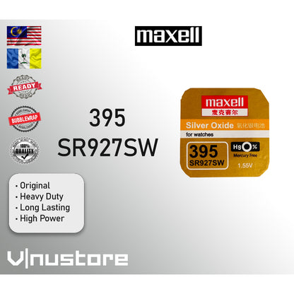 Ori • JAPAN • MAXELL Watch Battery Batteries Silver Oxide 1.55V SR44SW SR41SW SR416SW SR512SW 377 364 315 321 371 395 37