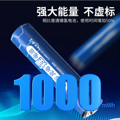 Original Doublepow USB rechargeable AA / AAA Battery | Built-in USB Port / Cable