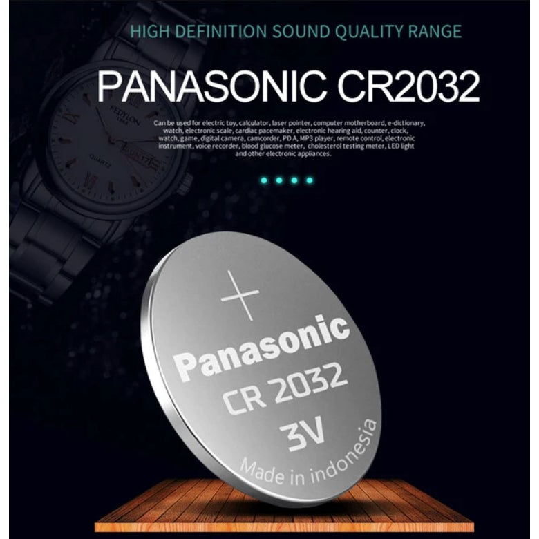 PANASONIC CR1025 CR1216 CR1220 CR1616 CR1620 CR1632 CR2016 CR2025 CR2032 CR2330 CR2430 3V Lithium Coin CMOS BIOS BATTERY