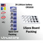 3V Lithium Battery CR2450 CR2430 CR2032 2025 2016 1632 1620 1616 1220 927 Batteries Bateri Coin Watch Remote Calculator