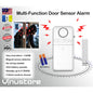Multi Funciton Wireless Door Sensor Alarm | 4-Mode | 2 Years Battery Life | Window Alarm | Welcome DoorBell | 开门警报器