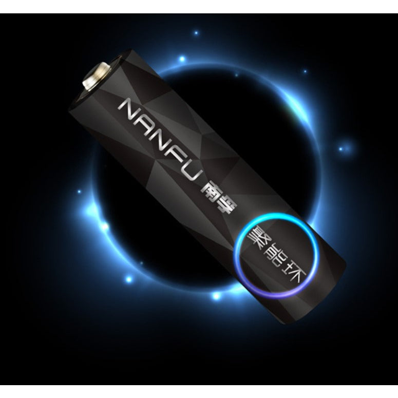 NANFU BLACK™ ALKALINE AA / AAA BATTERY | 10 Years Expiry| Smart door lock battery | Heavy Duty | Long Lasting High power