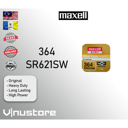 Ori • JAPAN • MAXELL Watch Battery Batteries Silver Oxide 1.55V SR44SW SR41SW SR416SW SR512SW 377 364 315 321 371 395 37