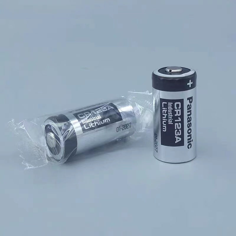 PANASONIC CR2 / CR123A Industrial Lithium Battery 3V Voltage 850mAh / 1550mAh for Camera, Flashlight & Smoke Detector