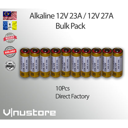 (Bulk) High Voltage Akaline Battery 12V23A / 12V27A / 12V 23A 27A | Direct Factory | Quality Door Remote Control Bell