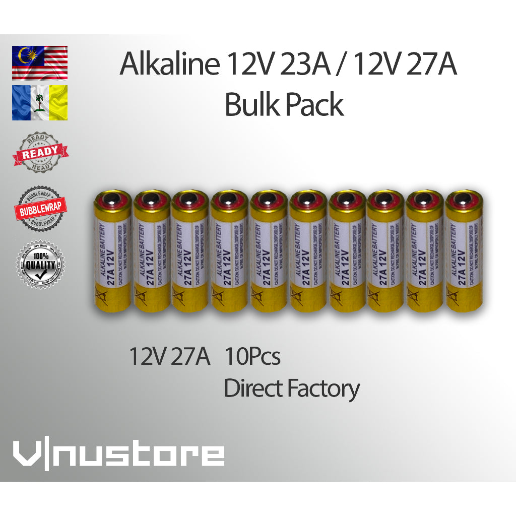 (Bulk) High Voltage Akaline Battery 12V23A / 12V27A / 12V 23A 27A | Direct Factory | Quality Door Remote Control Bell