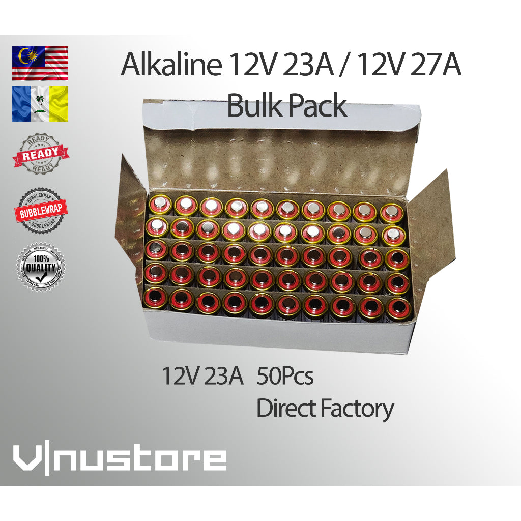 (Bulk) High Voltage Akaline Battery 12V23A / 12V27A / 12V 23A 27A | Direct Factory | Quality Door Remote Control Bell