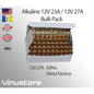 (Bulk) High Voltage Akaline Battery 12V23A / 12V27A / 12V 23A 27A | Direct Factory | Quality Door Remote Control Bell