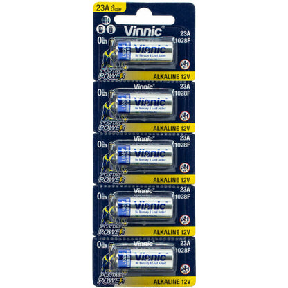 Vinnic Alkaline 12V 23A / 27A Battery For Remote control device door alarm bell wireless switch