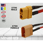 XT30 XT60 XT90 Lipo Battery Plug Male / Female With Cable 10CM For FPV Drone RC Connector Power Charging