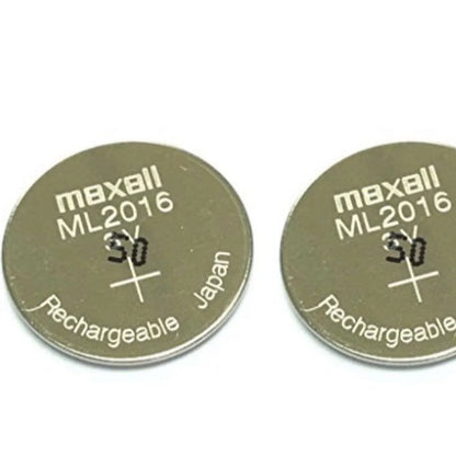 Japan Maxell Rechargeable 3V Coin Battery ML1220 ML2016 ML2025 ML2032 Replacement button cell SRAM RTC