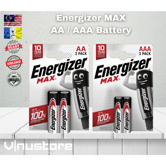 Energizer MAX Alkaline Batteries AA AAA Battery Long Lasting