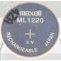 Japan Maxell Rechargeable 3V Coin Battery ML1220 ML2016 ML2025 ML2032 Replacement button cell SRAM RTC