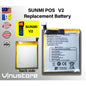SUNMI POS V1S / V2 / V2 PRO / P2 PRO Replacement Battery (POS Machine)