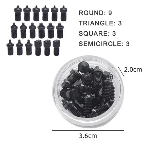 Watch Repair Back Case Opener 55mm / 34mm Adjustable Wrench Screw Cover Remover Tool Kit +18x Screw Battery Replacement