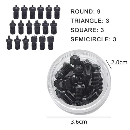 Watch Repair Back Case Opener 55mm / 34mm Adjustable Wrench Screw Cover Remover Tool Kit +18x Screw Battery Replacement