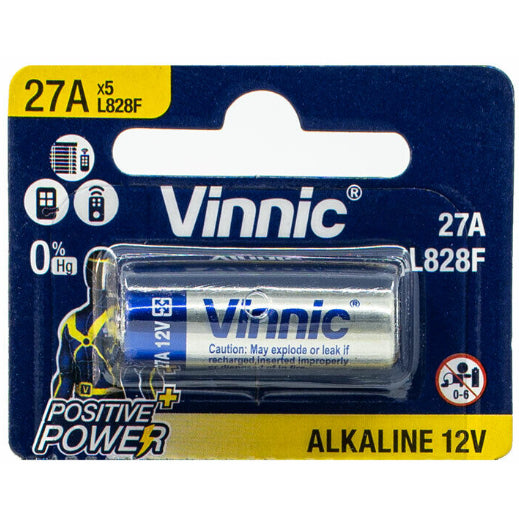 Vinnic Alkaline 12V 23A / 27A Battery For Remote control device door alarm bell wireless switch