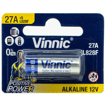 Vinnic Alkaline 12V 23A / 27A Battery For Remote control device door alarm bell wireless switch