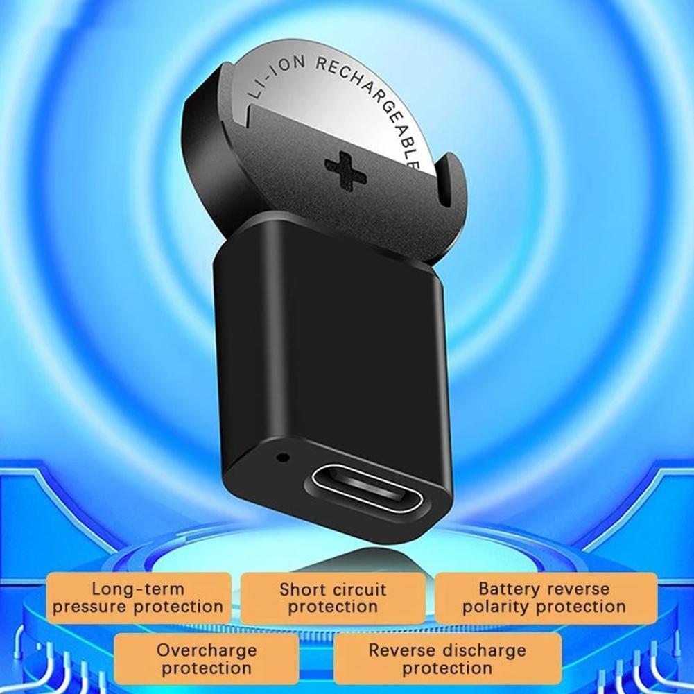 USB Type C Charger For 3.6V Coin Battery LIR2032 LIR2016 LIR2025 LIR1632 LIR1025 LIR1620 LIR1220 Batteries Bateri Button