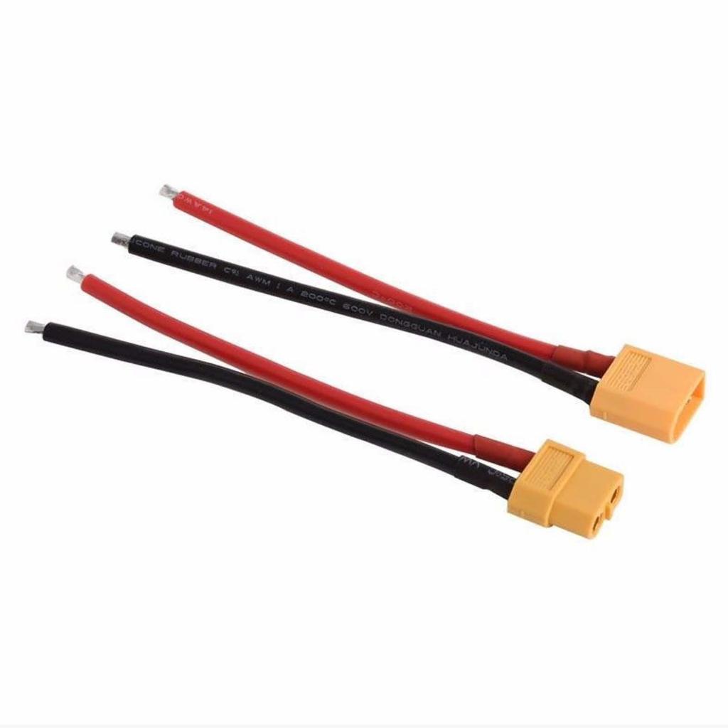XT30 XT60 XT90 Lipo Battery Plug Male / Female With Cable 10CM For FPV Drone RC Connector Power Charging