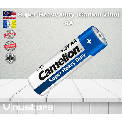 Camelion Batteries AA AAA Battery Super Heavy Duty & Akaline Plus 1.5V Bateri Camel Remote Control Clock
