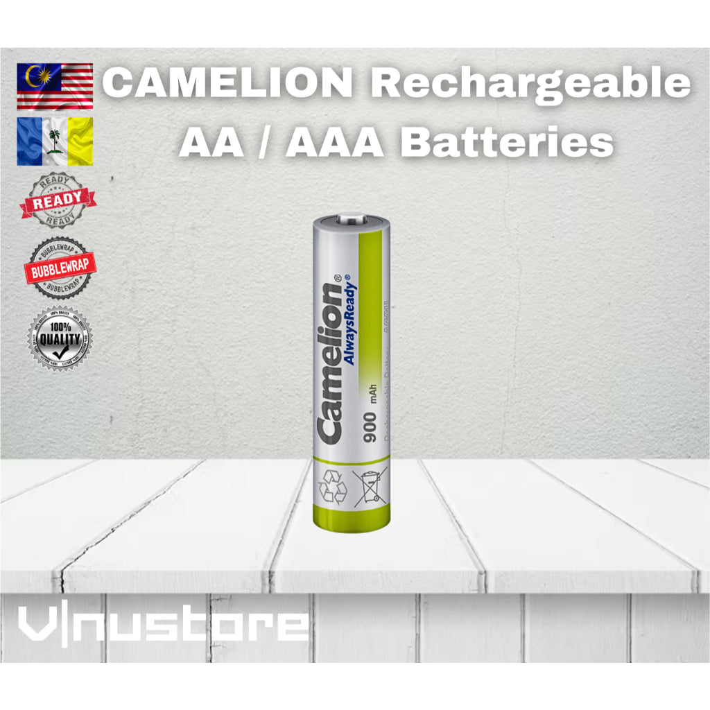 Camelion AA / AAA Battery Ni - MH Rechargeable For Player Camera Toy Remote Control Car RC Bateri Batteries