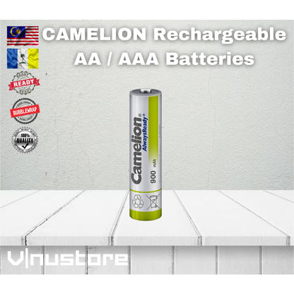 Camelion AA / AAA Battery Ni - MH Rechargeable For Player Camera Toy Remote Control Car RC Bateri Batteries