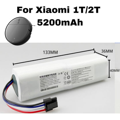 Battery For Xiaomi Mijia 1C / G1 / 1T Vacuum Robot 5200mAh 2600mAh Li-ion Rechargeable G1 Robot Mop MJSTG1 STYTJ01ZHM
